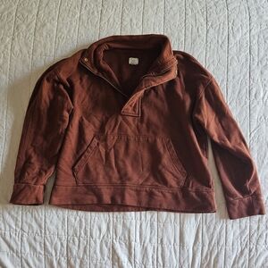 Crop pull over sweatshirt (0126)